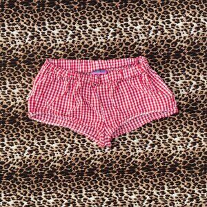 picnic gingham booty shorts